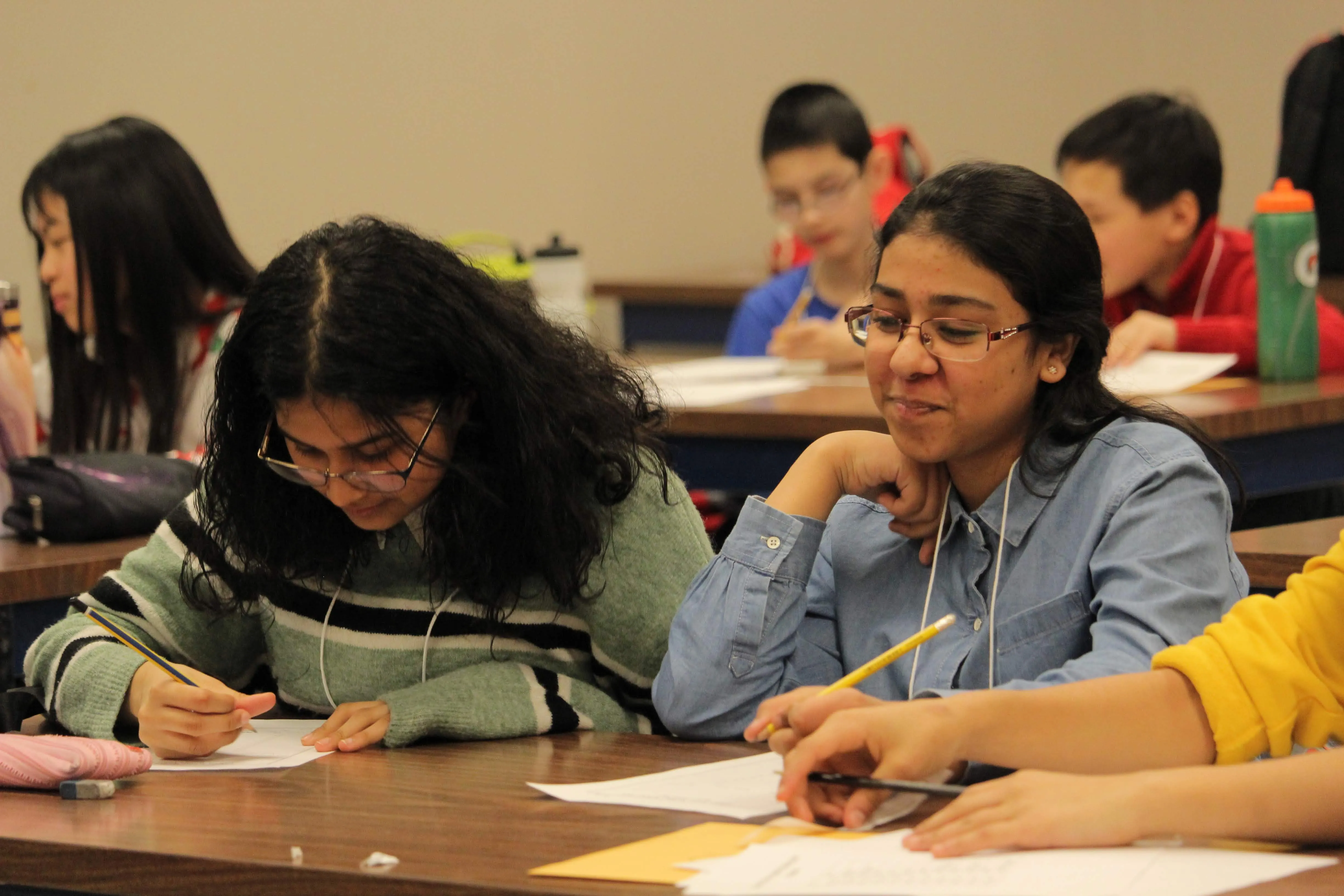 Students collaborating